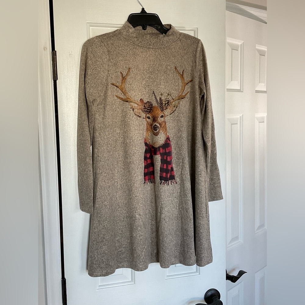 Cute and Festive Reindeer Top
